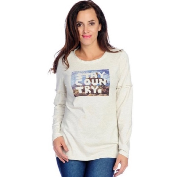 🤠NWOT🤠 Stay Country 100% Cotton T-shirt - Picture 2 of 2